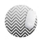 White & Gradient Sharp Chevron// WaterProof Rubber Foam Backed Anti-Slip Mouse Pad for Home Work Office or Gaming Computer Desk