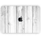 White & Gray Wood Planks - Skin Decal Wrap Kit Compatible with the Apple MacBook Pro, Pro with Touch Bar or Air (11", 12", 13", 15" & 16" - All Versions Available)