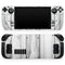 White & Gray Wood Planks // Full Body Skin Decal Wrap Kit for the Steam Deck handheld gaming computer