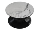 White & Grey Marble Surface V3 - Skin Kit for PopSockets and other Smartphone Extendable Grips & Stands