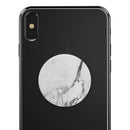 White & Grey Marble Surface V3 - Skin Kit for PopSockets and other Smartphone Extendable Grips & Stands