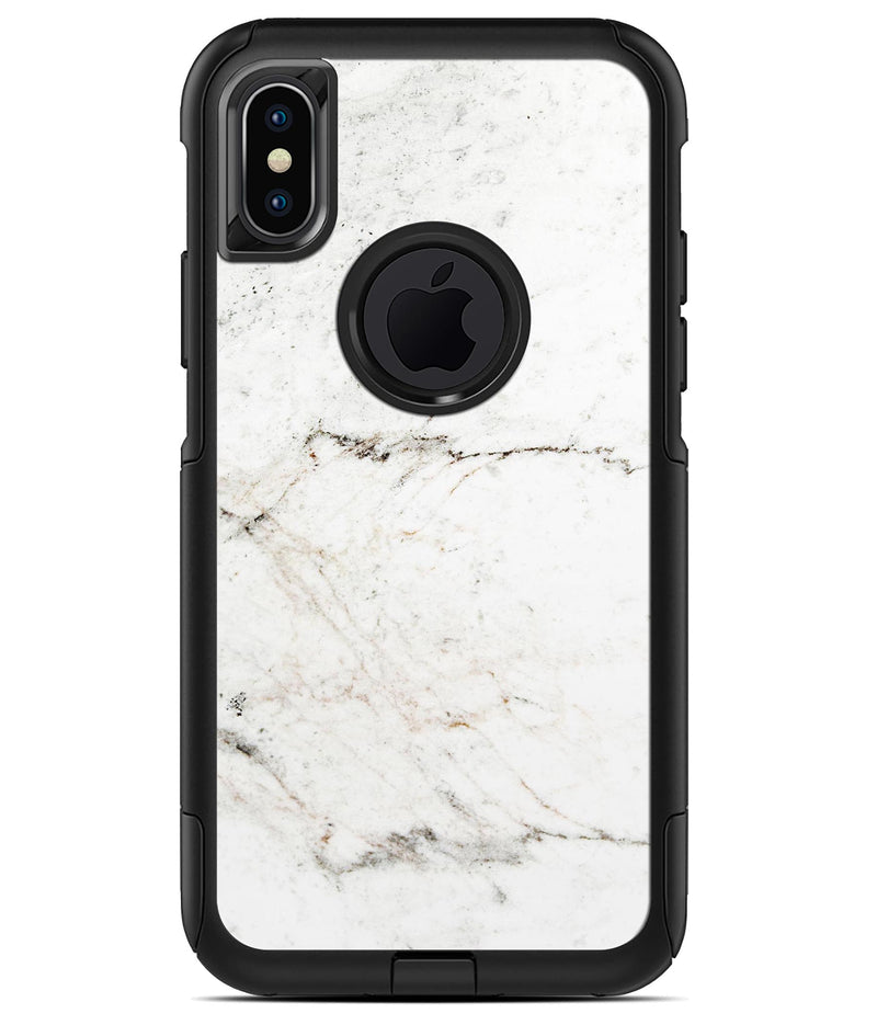 White Grungy Marble Surface - iPhone X OtterBox Case & Skin Kits
