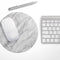 White Marble Surface// WaterProof Rubber Foam Backed Anti-Slip Mouse Pad for Home Work Office or Gaming Computer Desk