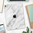 White Marble Surface - Full Body Skin Decal for the Apple iPad Pro 12.9", 11", 10.5", 9.7", Air or Mini (All Models Available)