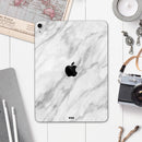 White Marble Surface - Full Body Skin Decal for the Apple iPad Pro 12.9", 11", 10.5", 9.7", Air or Mini (All Models Available)