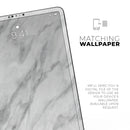 White Marble Surface - Full Body Skin Decal for the Apple iPad Pro 12.9", 11", 10.5", 9.7", Air or Mini (All Models Available)