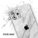 White Marble Surface // Skin-Kit compatible with the Apple iPhone 14, 13, 12, 12 Pro Max, 12 Mini, 11 Pro, SE, X/XS + (All iPhones Available)