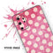 White Polka Dots Over Grungy Pink  - Skin-Kit for the Samsung Galaxy S-Series S20, S20 Plus, S20 Ultra , S10 & others (All Galaxy Devices Available)
