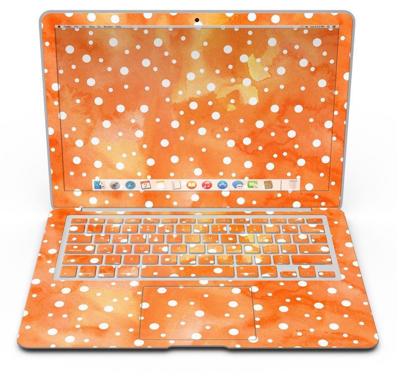 White_Polka_Dots_Over_Orange_Watercolor_Grunge_-_13_MacBook_Air_-_V5.jpg
