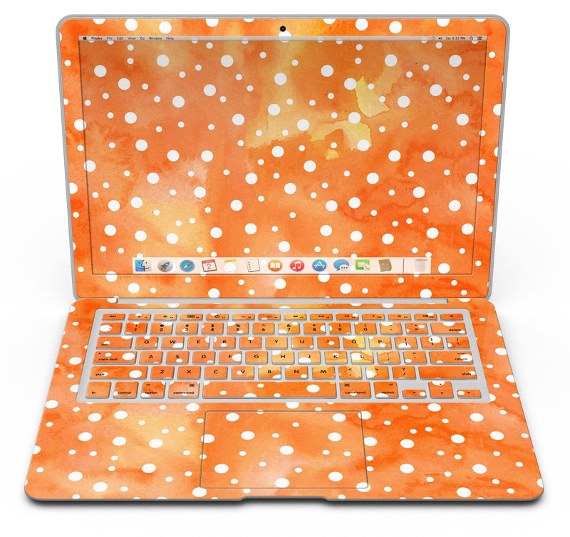 White_Polka_Dots_Over_Orange_Watercolor_Grunge_-_13_MacBook_Air_-_V6.jpg