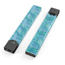 Skin Decal Kit for the Pax JUUL - White Polka Dots over Blue Watercolor V2