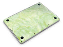 White Polka Dots over Green Watercolor V2 - MacBook Pro with Retina Display Full-Coverage Skin Kit