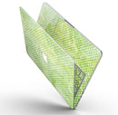 White Polka Dots over Green Watercolor V2 - MacBook Pro with Retina Display Full-Coverage Skin Kit