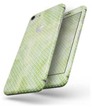 White Polka Dots over Green Watercolor V2 - Skin-kit for the iPhone 8 or 8 Plus