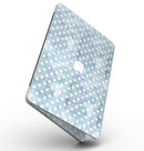 White Polka Dots over Pale Blue Watercolor - MacBook Pro with Retina Display Full-Coverage Skin Kit
