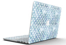 White Polka Dots over Pale Blue Watercolor - MacBook Pro with Retina Display Full-Coverage Skin Kit