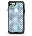White Polka Dots over Pale Blue Watercolor - iPhone 7 or 8 OtterBox Case & Skin Kits