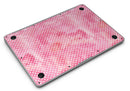 White Polka Dots over Pink Watercolor V2 - MacBook Air Skin Kit
