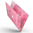 White Polka Dots over Pink Watercolor V2 - MacBook Pro with Retina Display Full-Coverage Skin Kit