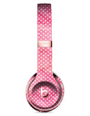 White Polka Dots over Pink Watercolor V2 Full-Body Skin Kit for the Beats by Dre Solo 3 Wireless Headphones