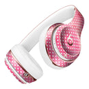 White Polka Dots over Pink Watercolor V2 Full-Body Skin Kit for the Beats by Dre Solo 3 Wireless Headphones