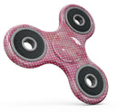 White Polka Dots over Pink Watercolor V2 Full-Body Fidget Spinner Skin-Kit