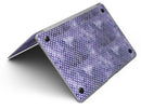 White Polka Dots over Purple Watercolor V2 - MacBook Air Skin Kit
