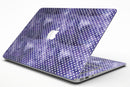 White Polka Dots over Purple Watercolor V2 - MacBook Air Skin Kit