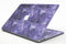 White Polka Dots over Purple Watercolor V2 - MacBook Air Skin Kit