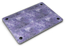White Polka Dots over Purple Watercolor V2 - MacBook Air Skin Kit