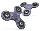 White Polka Dots over Purple Watercolor V2 Full-Body Fidget Spinner Skin-Kit