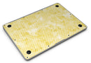 White Polka Dots over Yellow Watercolor V2 - MacBook Air Skin Kit