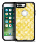 White Polka Dots over Yellow Watercolor V2 - iPhone 7 Plus/8 Plus OtterBox Case & Skin Kits