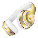 White Polka Dots over Yellow Watercolor V2 Full-Body Skin Kit for the Beats by Dre Solo 3 Wireless Headphones