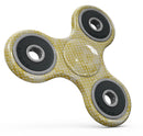 White Polka Dots over Yellow Watercolor V2 Full-Body Fidget Spinner Skin-Kit