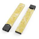 Skin Decal Kit for the Pax JUUL - White Polka Dots over Yellow Watercolor V2