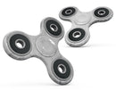 White Scratched Marble Full-Body Fidget Spinner Skin-Kit