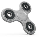 White Scratched Marble Full-Body Fidget Spinner Skin-Kit