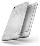 White Scratched Marble - Skin-kit for the iPhone 8 or 8 Plus