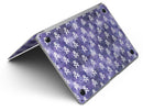 White Skulls on Purple Watercolor - MacBook Air Skin Kit