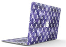White Skulls on Purple Watercolor - MacBook Air Skin Kit