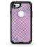 White Slanted Lines Over Pink Fumes - iPhone 7 or 8 OtterBox Case & Skin Kits