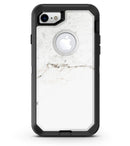 White Slight Grunge Marble Surface - iPhone 7 or 8 OtterBox Case & Skin Kits