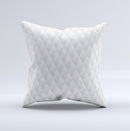 White Studded Seamless Pattern Ink-Fuzed Decorative Throw Pillow