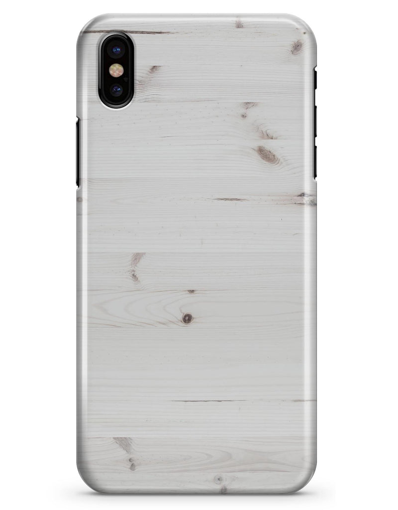 White Vertical Wood Planks  - iPhone X Clipit Case