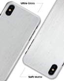 White Washed Woodgrain - iPhone X Clipit Case