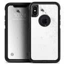 White and Black Marble Surface - Skin Kit for the iPhone OtterBox Cases