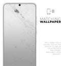 White and Black Marble Surface - Skin-Kit for the Samsung Galaxy S-Series S20, S20 Plus, S20 Ultra , S10 & others (All Galaxy Devices Available)