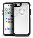 White and Black Marble Surface - iPhone 7 or 8 OtterBox Case & Skin Kits