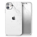 White and Black Marble Surface - Protective Skin Wrap & Decal – Compatible with iPhone SE to iPhone 17 Pro Max (All Models)